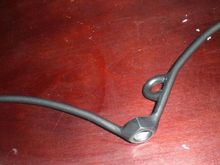 Spare tire mount "wing" nut-bottom