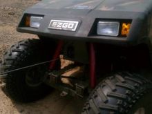 Dads golf cart has a winch....