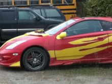 fail... notice the spoiler on hood? i had fun smoking this thing one night