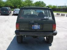 Same story in the back- need a new bumper.