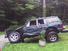 Flexing the new Jeep out