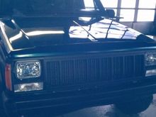 hood painted and grill bedlined