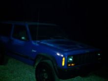 GRIMACING JEEP