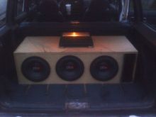 just fits between the fender wells