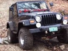 The roommate in her (not) rubicon... Only has the rubicon hood. Thank you PO.