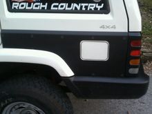 Driver side JCR quarter panel guard