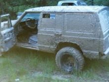 After the Track hoe got me out