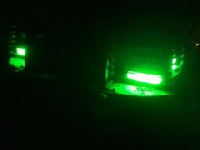 Green LED marker and blinker lights.