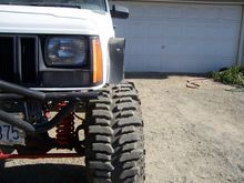 im just a little wide, even with my custom fender flairs