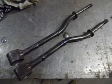 I straightened them out and added 2.75". i figured a 3 inch lift with a bit of sag