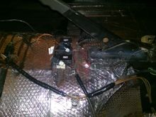 Complete coverage of sound deadening material above the bellhousing