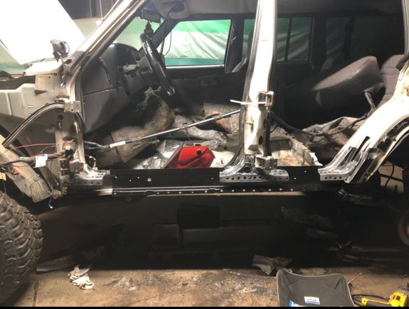 Inner rockers installed