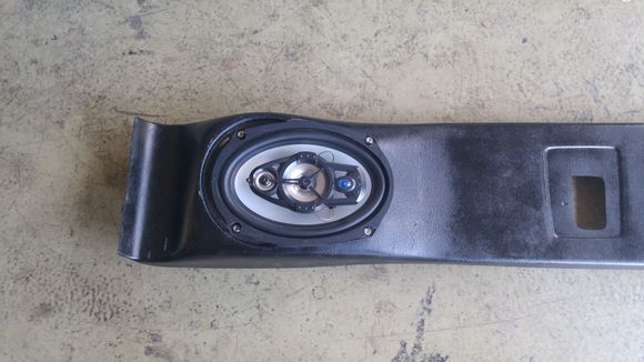 Stripped and spray painted. 6x9s installed.