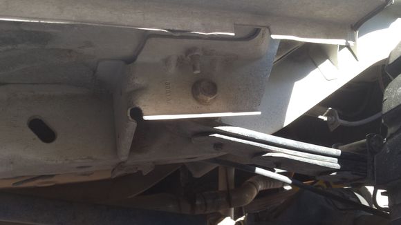 I lubed up the bolts 2 weeks earlier, but the driver side front bolt on the rear suspension wouldn't budge. Tried jacking it up to relieve some pressure, but nothing.