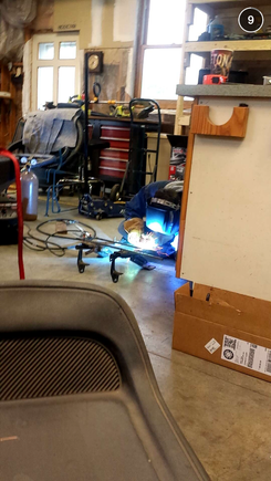 Welding (used a Lincoln Pro Mig 140)