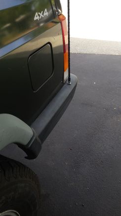 So this is my finished install for the antenna.