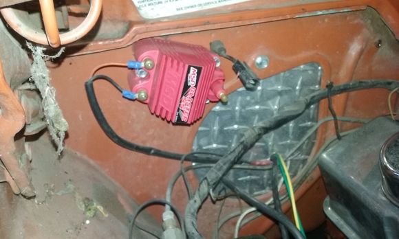 they had to go. Now the engine needs to get yanked so I can get the numbers off of the cam and investigate the bottom end. Will also be cleaning up this firewall and this hack arse wiring job.