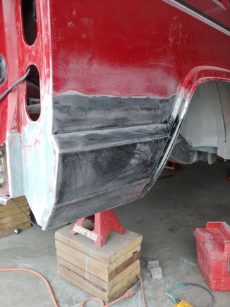 Almost there, gotta fill and finish the outside. 