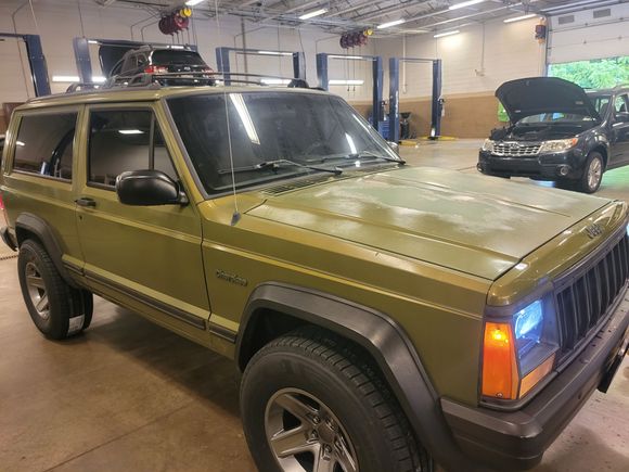 Some new wheels and starting to get leds in it.