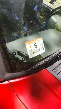 Comes with a cool jeep sticker