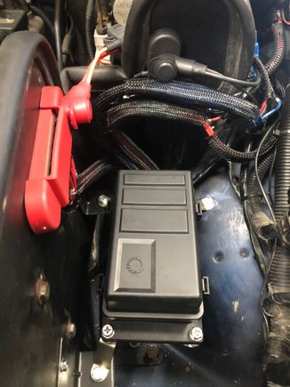 Just used the old CAI surround to mount the box and bus blocks