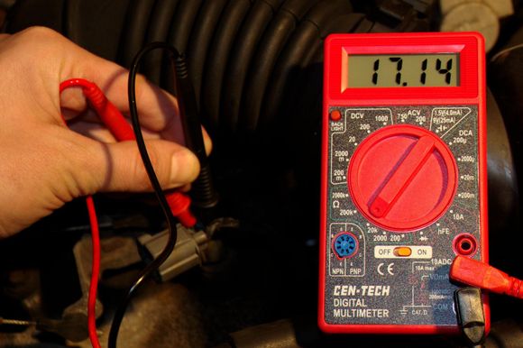 Air Intake Temperature Sensor Ohms Test.