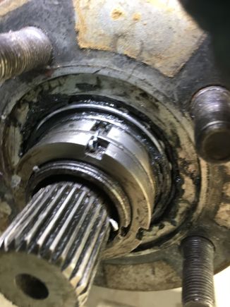 So I’ve got the Warn hub kit on my dana 30. Love it but every time I check the bearings the lock nut is finger lose! Looked a little closer at it today and realized the grooves line up when tightened so I could get a 1/16” cotter pin in there!