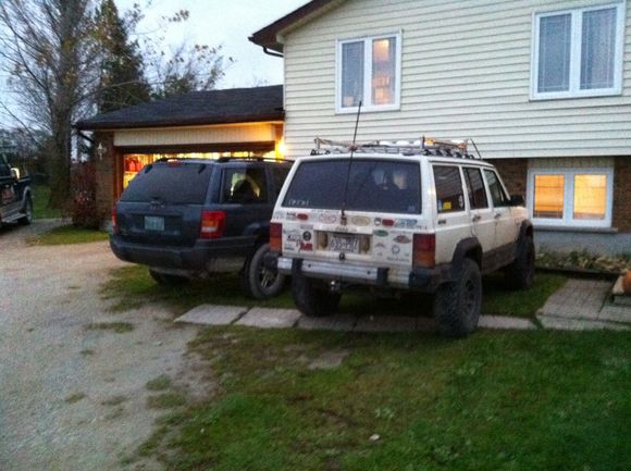 Blue Steel WJ and Peep XJ