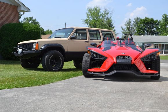Xj and slingshot(my bosses)