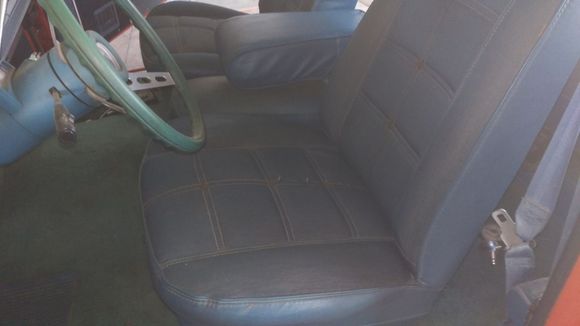 no tears in the seats, still have all original rivets