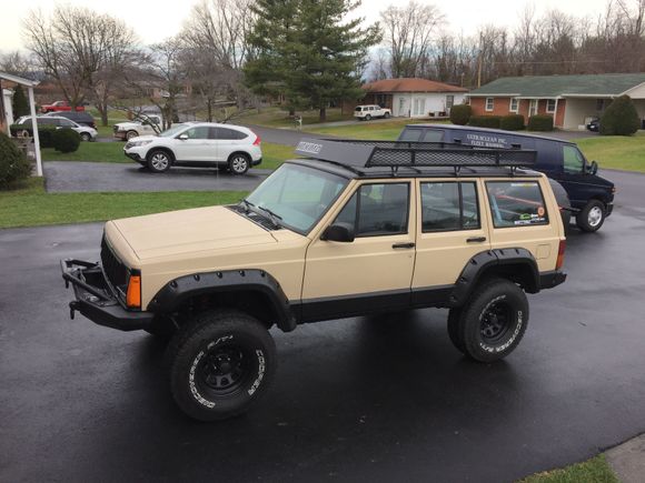 Painted the roof black