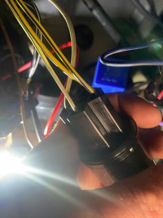 Are these the colours excepted for the flasher relay? Too many wires?