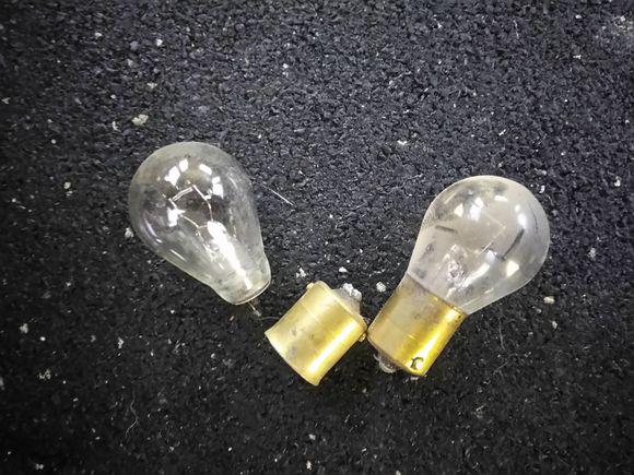 Old bulbs out...