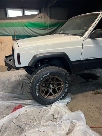 First fender flare installed! 