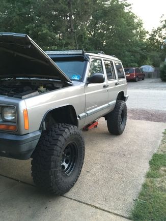 Fenders trimmed