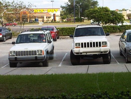 i found a jeep stock had to park by it lol mine is bigger