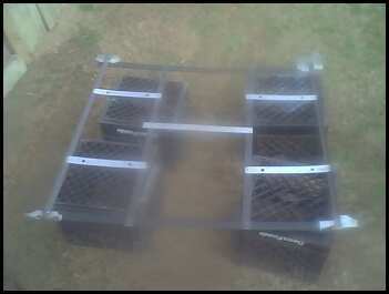 roof rack  before paint