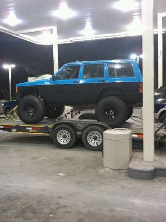 bringing the new toy home!!!