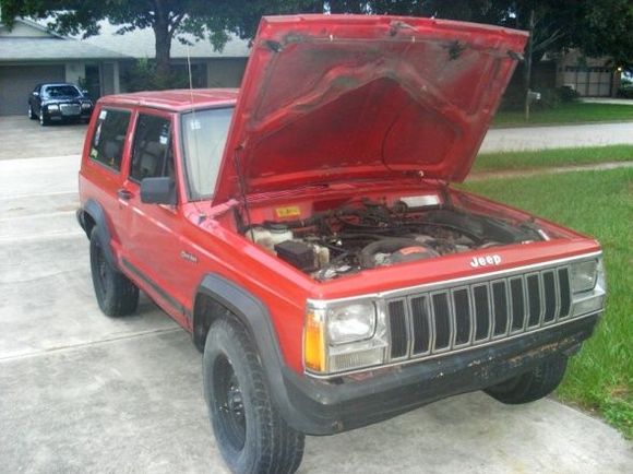 Little beat up, but there are a lot of good parts hiding under that tired and dinged up exterior. Like a NP231 transfer case, Chrysler 8.25 rear, and some other bits I want.