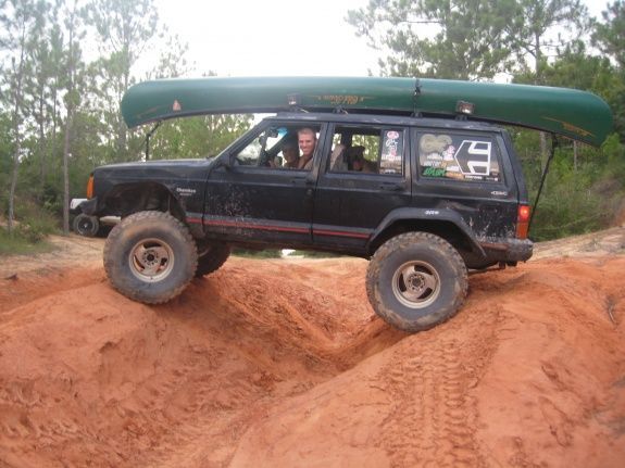 yes....i high centered right after this....for the first time. yeah, dumb idea.