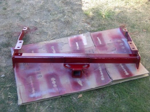 ground down and painted my trailer hitch