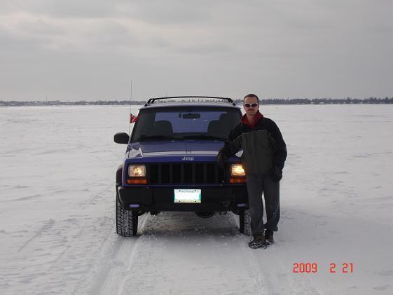 ya, that's me and the Jeep.