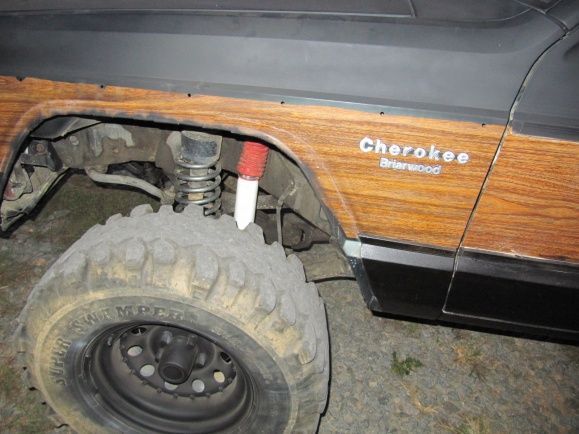 Cut and folded fenders.