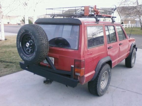homemade tire carrier