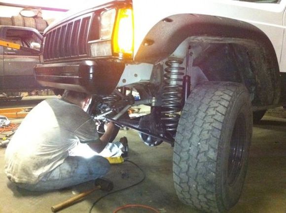 Workin on the track bar.