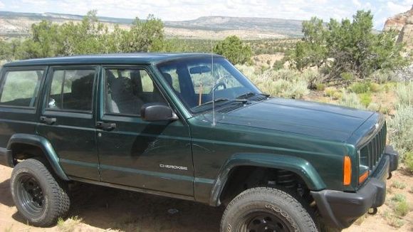 With complete 3.5" RE lift and rims.