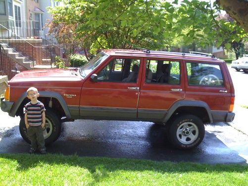 Studly with daddys truck