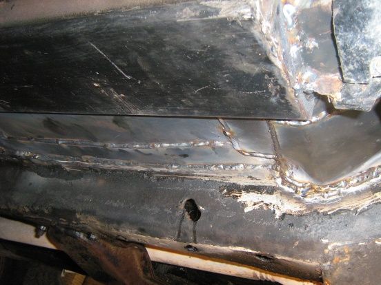 Don't forget to weld the underside seams also.
