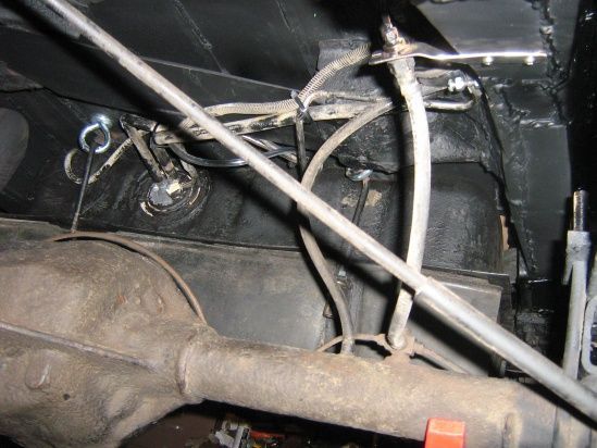 Supply, return, wiring, new vent line, all tied up and ready for some gas.