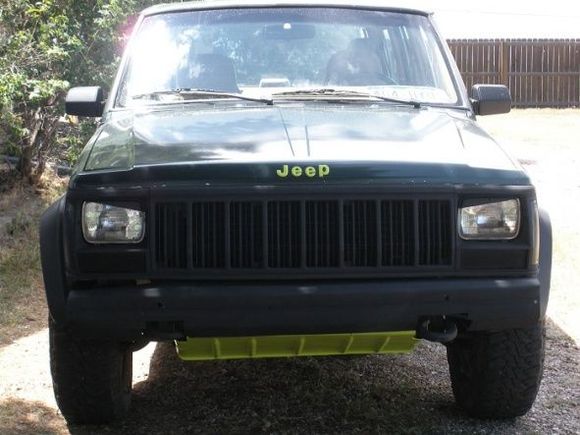 angry eyes and skid painted with the most obnoxious color I could find.